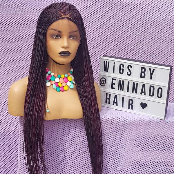 Vee Shape Braided Wigs Store UK Eminado Braided Wigs Braid Wig