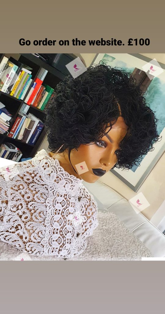 Fusion Black Curl Closure Twists Braided Wig Eminado Hair