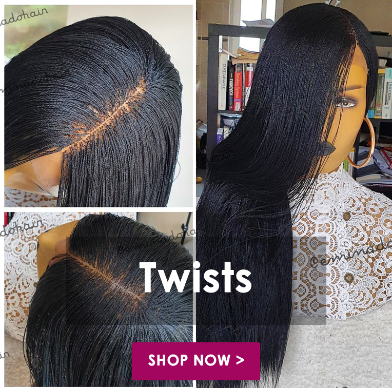 braided lace front wigs for sale