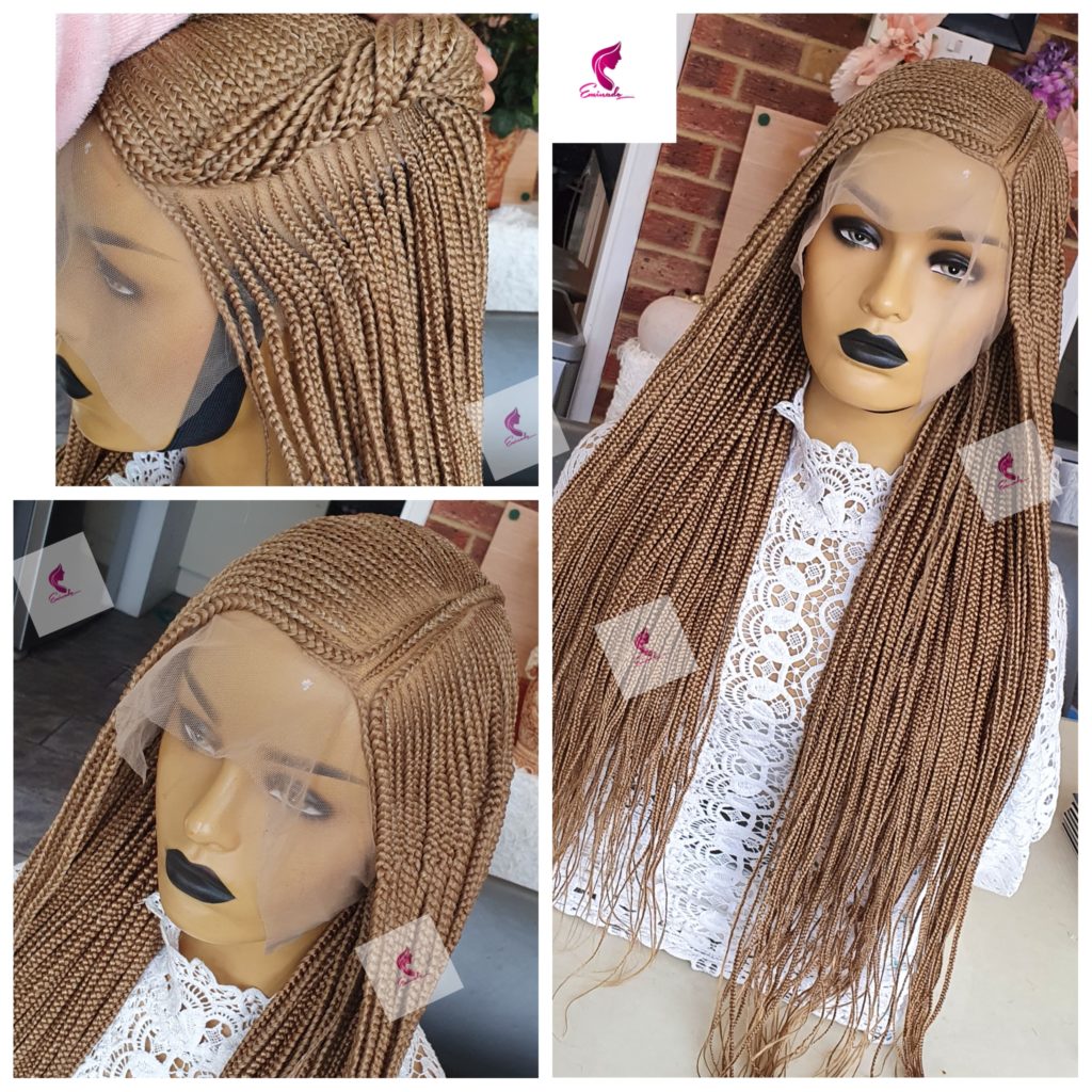 Bimbo Ket Blonde Cornrow Braided Wig | Eminado Hair