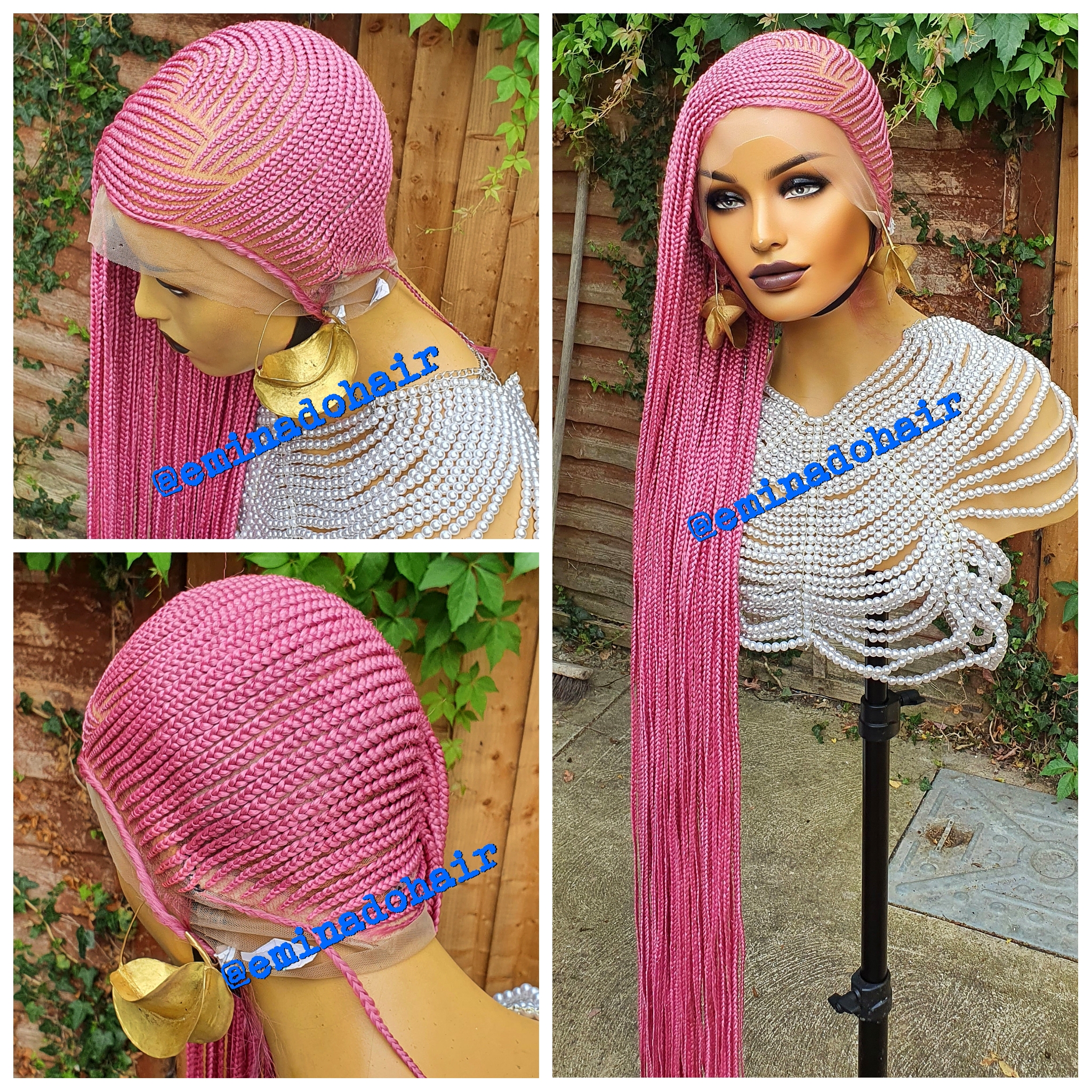 lemonade braid lace front wig