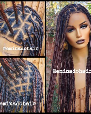 Chichi Layered Knotless Brown Mini Frontal (6by6), 1 ready to ship, Braided  Wigs Store UK, Eminado Braided Wigs, Braid Wig, Lace frontal, Full lace, Cornrow, Locs, Twists